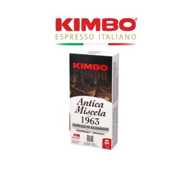 Kimbo Miscela Antica Dark Roast- Nespresso Compatible Aluminium Capsules (100 Caps)