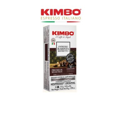 Kimbo Espresso Ristretto – Aluminium Nespresso Compatible Capsules (100 Caps)